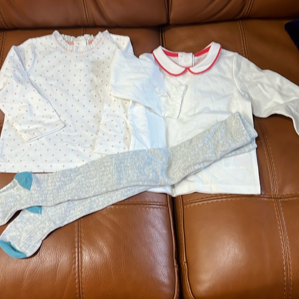 New Mini Boden Lot 3 Items . 2 tops & tights